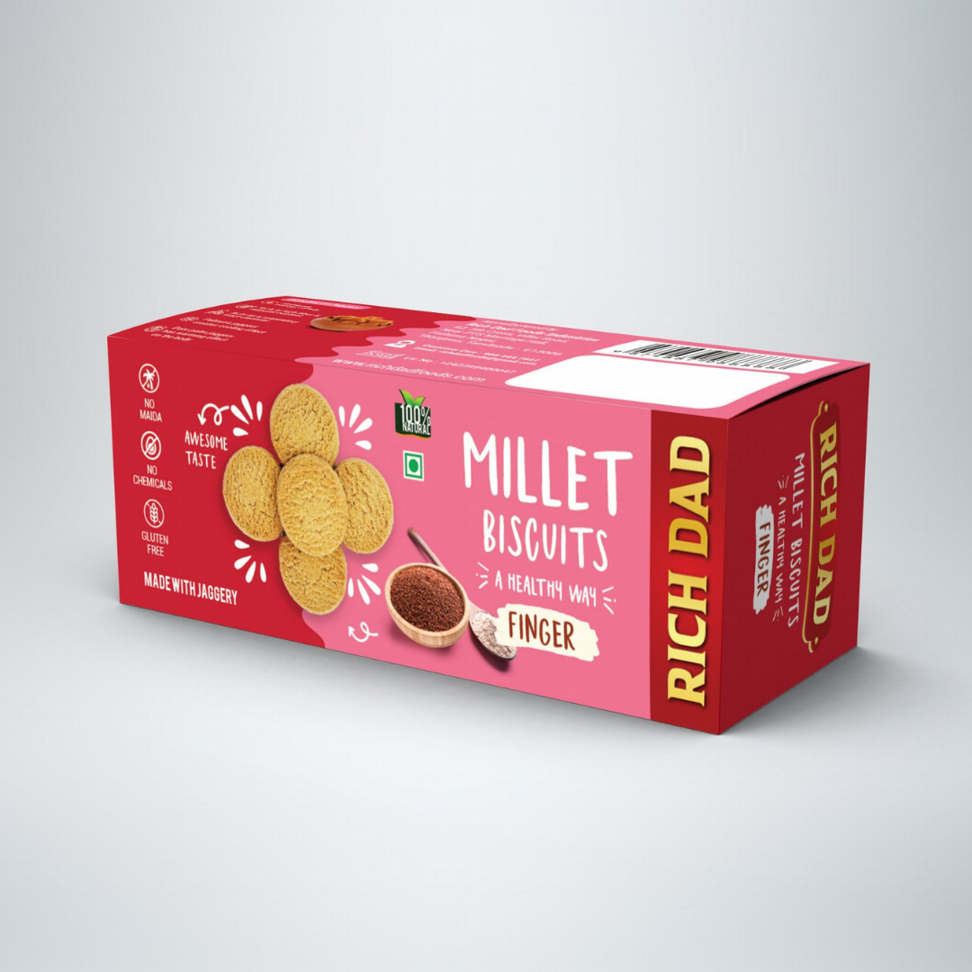 Rich Dad Pearl Millet Biscuits – A Healthy Way