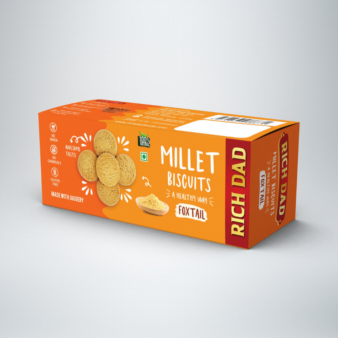 Rich Dad Pearl Millet Biscuits – A Healthy Way