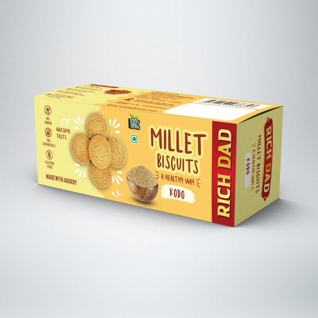 Rich Dad Pearl Millet Biscuits – A Healthy Way